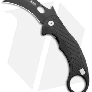 LionSteel Emerson L.E.One Karambit Folding Knife Black Al (3.25" Black MagnaCut)