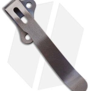 Lynch NW Demko Short-Deep Left Carry Titanium Pocket Clip (Industrial)