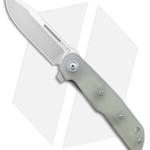 MKM Terzuola Clap Liner Lock Knife Jade G-10 (3" Satin)