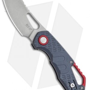 MKM Voxnaes Isonzo Sheepsfoot Liner Lock Knife Gray FRN (2.25" Stonewash)