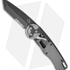 Mantis Gearhead Liner Lock Knife Stainless Steel (3.4" SW Tanto Serrated)