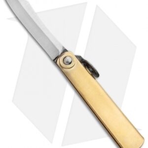 Nagao Higonokami Friction Folder 55mm Brass (1.5" SK) HIGO-01BS