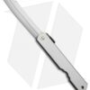 Nagao Higonokami No. 10 Friction Folder Matte Silver Iron (2.8" Satin)