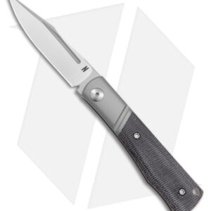 NotoriousEDC Kingpin Slip Joint Knife Black Micarta (2.8" Satin)