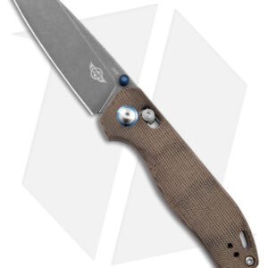 Olight Rubato 2 Rail Lock Knife OD Micarta (3" Black)