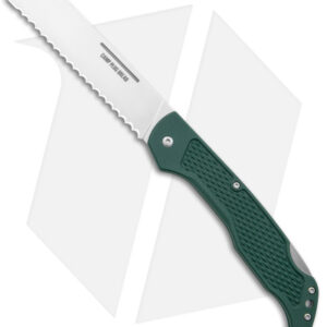 Ontario Camp Plus Bread Folder Knife Green GFN (4.25" Satin) 4310
