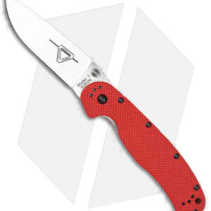 Ontario Rat Model 1 S35VN Knife G-10 Red (3.5" Satin)