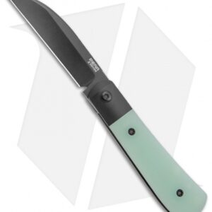 Pena Knives X-Series Exclusive Swayback Flipper Knife Natural G-10 (2.9" Black)