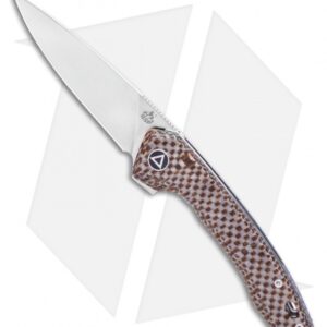QSP Knife Leopard Liner Lock Knife (3.25" Satin)