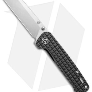 QSP Penguin Frame Lock Knife Black Ti Fragtanium (3.1" Satin)