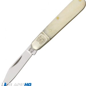 Rough Rider Small Barlow Pocket Knife White Smooth Bone (2" Satin)