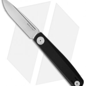 Real Steel Hel Compact Gslip Slip Joint Knife Black G-10 (3.0" Satin)