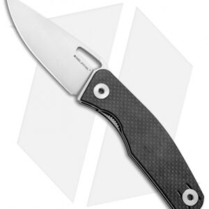 Real Steel Terra Liner Lock Knife Black Carbon Fiber (3.5" Satin)