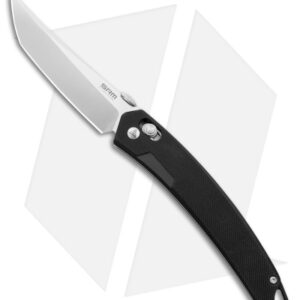 SRM Knives Ambi Lock Knife Black G-10 (3.5" Satin) 9211