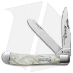 Schrade Imperial Large Trapper Knife 4" Cracked Ice IMP13L