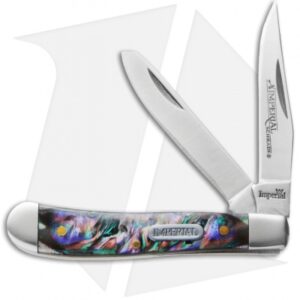 Schrade Imperial Small Trapper Knife 2.75" Abalone Swirl IMP19PRT