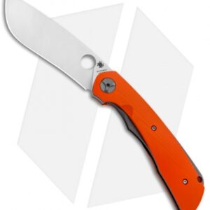 Spyderco Subvert Liner Lock Knife Orange G-10 (4.14" Satin) C239GPOR