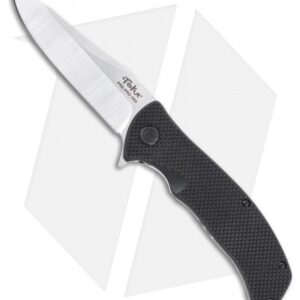 Tekut Tough Folding Knife Black G-10 (3.5" Satin) 5280