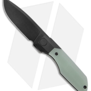 Vero Engineering Mini Synapse Frame Lock Knife Titanium Jade G-10 (3" DLC M390)