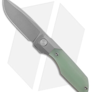 Vero Engineering Mini Synapse Frame Lock Knife Titanium Jade G-10 (3" SW M390)