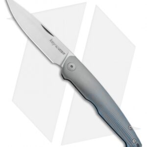Viper Knives Vox Key Slip Joint Knife Fluted Blue Ti (3.25" Satin)