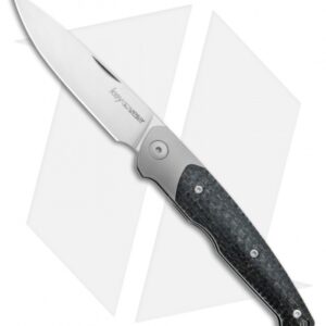 Viper Knives Vox Key Slip Joint Knife Bronze Ti Bolster/CF (3.25" Satin)
