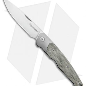 Viper Knives Vox Key Slip Joint Knife Ti Bolster/Green Micarta (3.25" Satin)