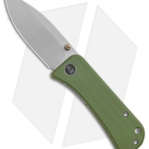 WE Knife Co. Banter Liner Lock Knife OD Green G-10 (2.9" Stonewash)