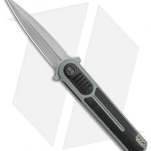 WE Knife Co. Lundquist Angst Liner Lock Knife Gray/Black G-10 (3.06" SW) 2002B