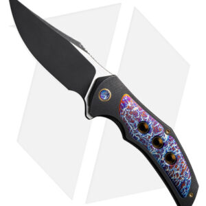 WE Knife Co. Magnetron CPM 20CV Black/Flamed Titanium (3.7" Black, Satin)