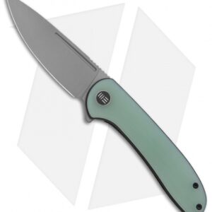 WE Knife Co. Saakshi Liner Lock Knife Natural G-10 Black Liners (3.3" Stonewash)