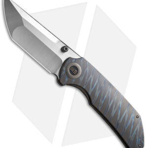 WE Knife Co. Thug XL Frame Lock Knife Tiger Ti (3.35" Satin 20CV) WE20028D-2