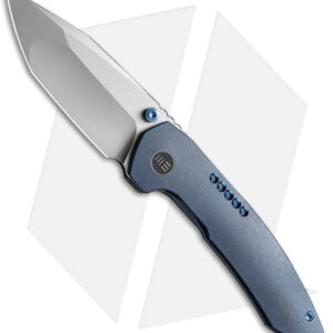WE Knife Co. Trogon Frame Lock Knife Blue Titanium (3.2" BB) WE22002B-1