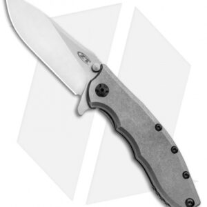 Zero Tolerance Hinderer 0562TI Frame Lock Knife Titanium (3.5" Satin 20CV) ZT