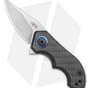 Zero Tolerance 0022 Small Galyean Frame Lock Knife CF (1.8" Stonewash) ZT