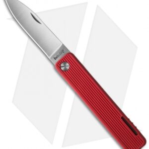 Baladeo Papagayo Red Lockback Knife (3" Satin)