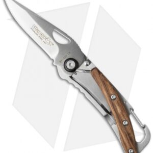 BlackFox Chiudibili Frame Lock Folding Knife Zebra Wood (2.5" Satin)