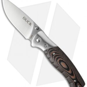 Buck Small Folding Selkirk Knife Micarta (3.25" Satin) 0835BRS-B