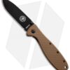 ESEE Zancudo Frame Lock Knife Coyote Brown (2.94" Black)