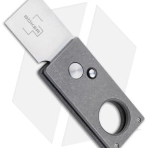 Boker Cigar Cutter Pocket Knife Titanium (1.34" Satin) 01BO513