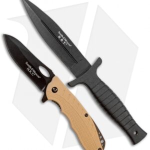 Smith & Wesson On Duty Off Duty 2 Piece Knife Combo Set 1085963