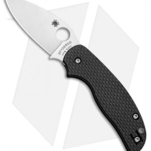 Spyderco Sage 5 Compression Lock Knife Carbon Fiber/G-10 (3" Satin) C123CFPCL