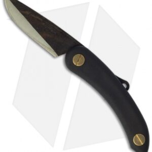 Svord Mini Peasant Knife Friction Folder Black (2.5" Satin)