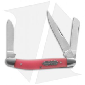 Schrade Uncle Henry Premium Pink Stockman Pocket Knife Pink 897UHP