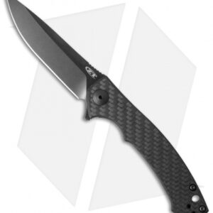 Zero Tolerance Sinkevich 0450CF Flipper Knife Carbon Fiber (3.25" Black) ZT
